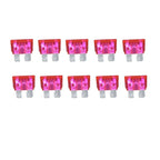 10PCS 50A Medium Size Auto Fuse, The Fuse Insurance Insert The Insurance of Xenon Lamp Piece Lights Fuse