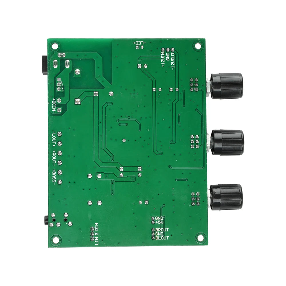 DC 9-18V 2.1 Channel Digital Audio Amplifier Board 2*15W+30W Bluetooth 5.4 Digital Decoder Power Amplifier Audiophile Subwoofer
