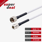 RF Connector N to N RG58 Cable N Male to N Male Female RF Coax RG-58 Pigtail 3G 4G 5G LTE Antenna Extension Jumper