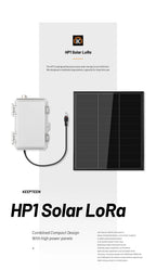 HP1 High Power LoRa Module Wismesh 1w Booster Starter Kits with 20w Solar Power System 6dBi Fiberglass Antenna Mount