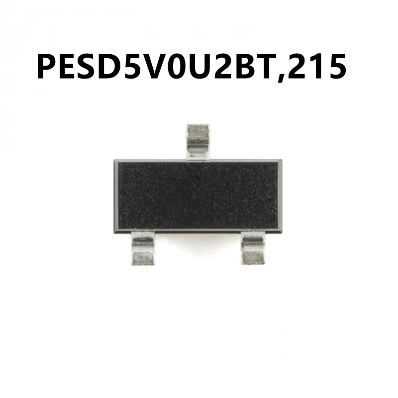 (20pcs) 100% Brand New Original Genuine PESD5V0U2BT,215 Surface Mount SOT-23 Package Ultra-Low Capidirectional Dual ESD Protecti