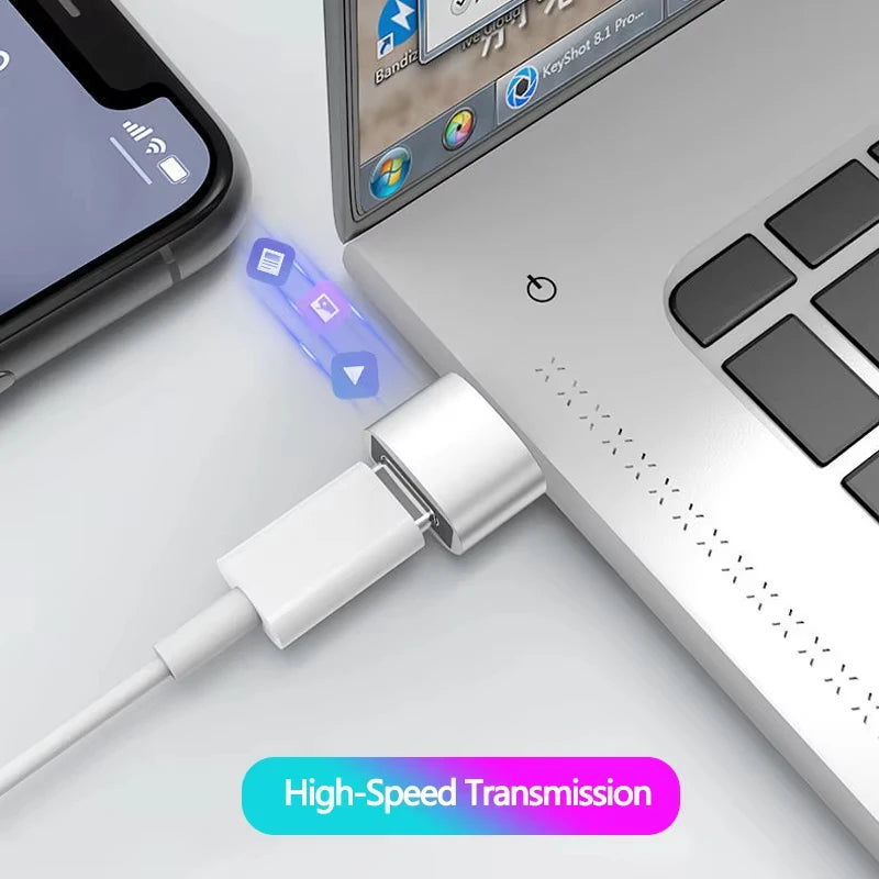 USB 3.0 to USB C 3.1 Adapter Mini Hi-Speed USB Type C Female to USB Type A Male Fast Charging Data Sync OTG Adapter Converter