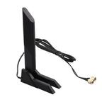 Tri-Band WiFi 6E Antenna 12dBi RP-SMA Magnetic Base for ASUS ROG GIGABYTE Gaming Motherboard 2.4/5.8/6GHz