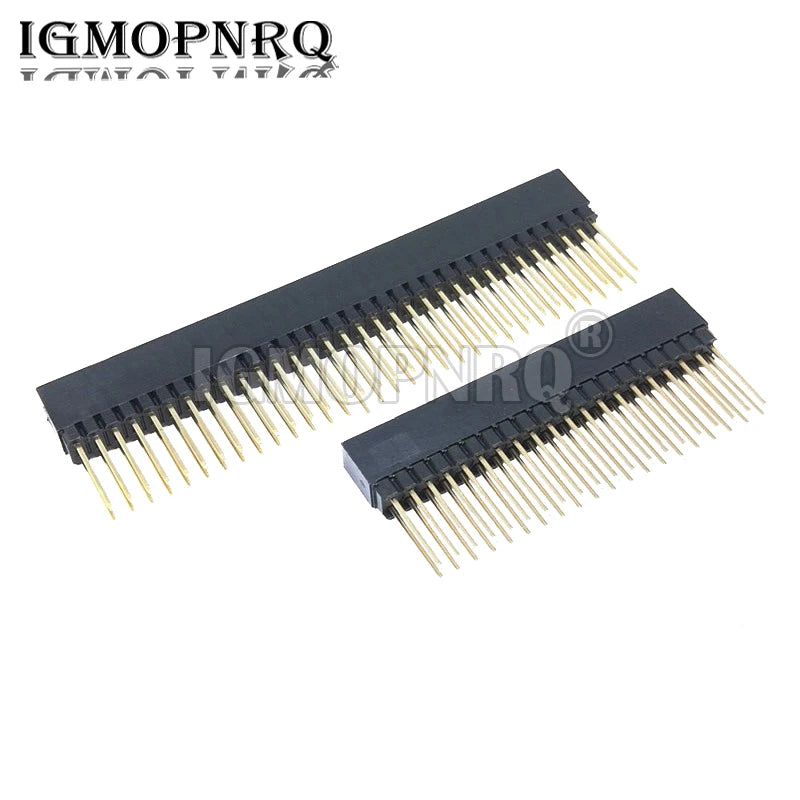 1PCS 2.54mm 2x10P/16P/20P/25P/32P/40 Pin Female Stacking Header Connector Dual Row 2x20P PC104 For Raspberry Pi 2 Mode
