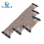 Dupont Line 10/20/30/40CM 40Pin Male to Male + Male to Female and Female to Female Jumper Wire Dupont Cable for Arduino DIY KIT