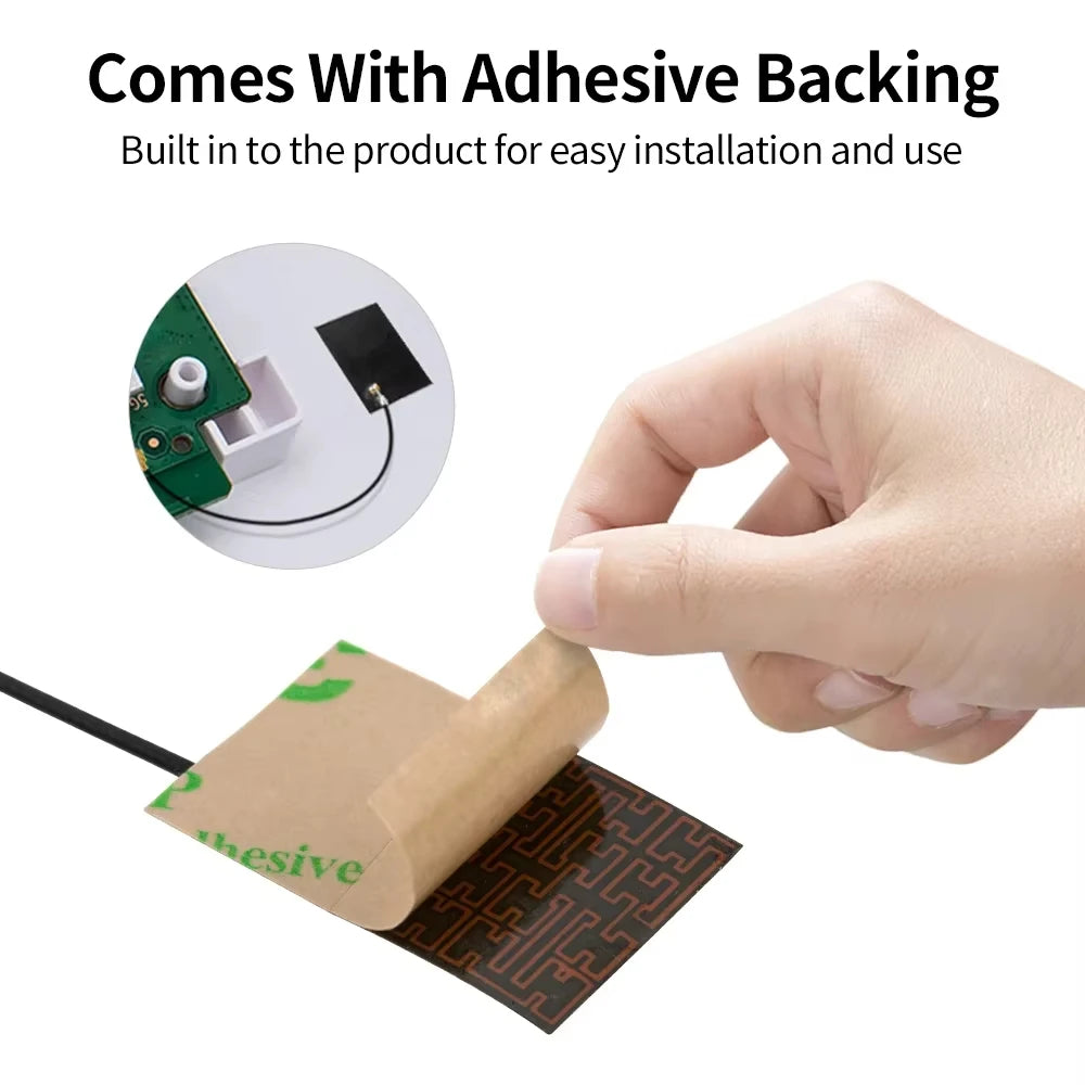 2PCS 433MHz Built-In FPC Soft Board Antenna LoRa Module Antennae 6dBi MHF1 Connector 12CM Cable for Monitoring Equipment