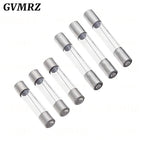 5PCS 5*20mm 6*30mm Glass Fuse Holder Screw Type 5X20mm with 22AWG Wire Cable 250V 5X20MM Glass Fuse Tube Fuse Casing
