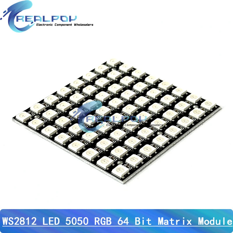 5V 8Bit 12Bit 16Bit 32Bit 64 Bits WS2812 5050 RGB LED Ring Lamp Light + Integrated Drivers For Arduino Diy ESP8266 WS2812