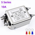 Single Phase AC Power EMI Filter CW4L2-10A-T/S CW4L2-20A-T/S for CO2 Laser Engraving Machine T/S Series 115V/250V 20A 50/60HZ