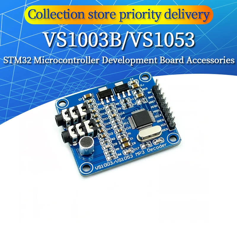 1/5/10Pcs VS1003B VS1053 MP3 Decoding Module,Microphone Head,STM32 Microcontroller Development Board Accessories