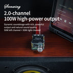 YS-1002T YS-502L Bluetooth 5.0 Audio Amplifier Board 2.0 Channel Stereo Power Amp Module 50W X2 100W X2 AUX Input For DIY Speaker Home Audio