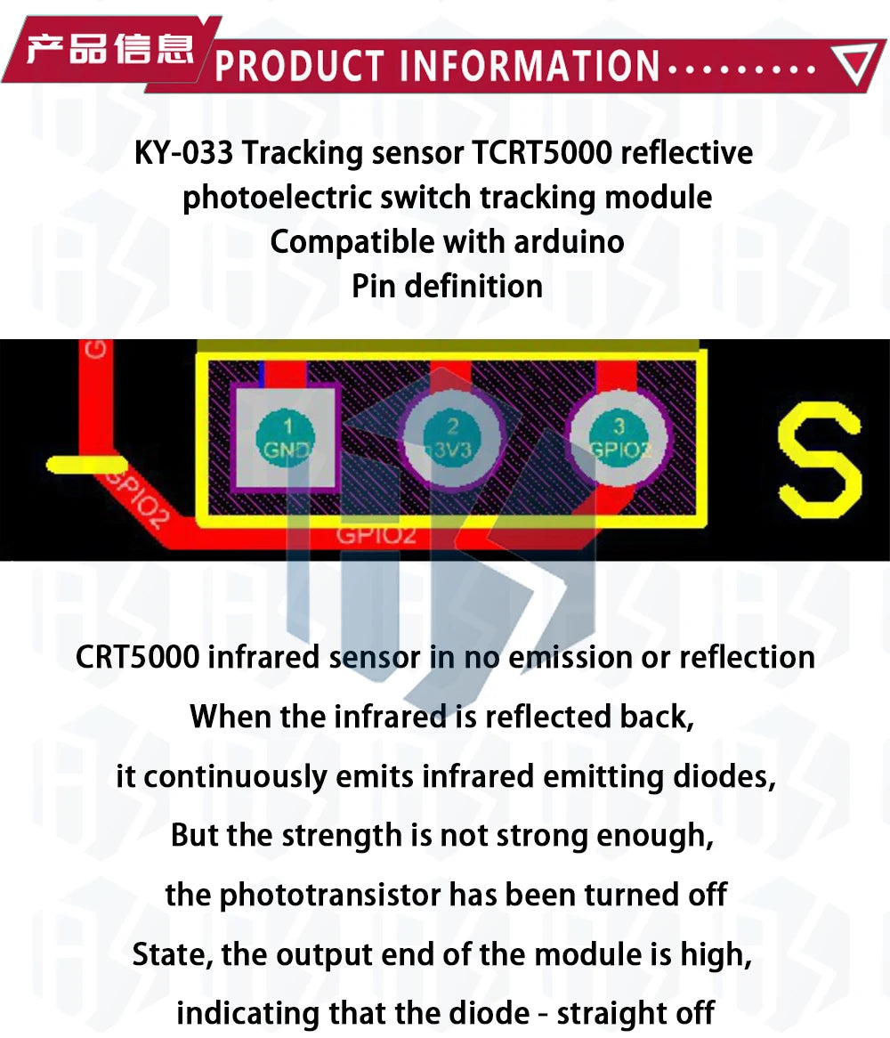 1 Channel TCRT5000 IR Photoelectric Switch Barrier Line Track Module Infrared Obstacle Avoidance Sensor For Arduino DIY