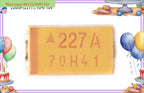 10pcs Original genuine AVX tantalum capacitor 6032C 220uF (227) ± 10% 10V TAJC227K010RNJ