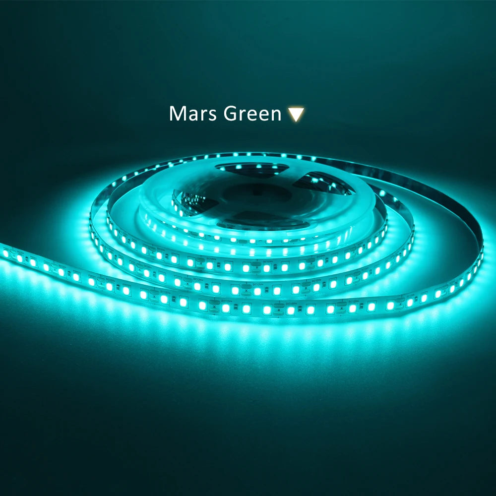 12V 2835 LED Strip Light 120LEDs/M Red Green Blue Yellow Warm WhiteTape Ribbon High Brightness 8mm Lamp For Room Decor Lighting