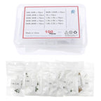 100Pcs PTC Positive Temperature Thermistor Resistor Assorted kit MZ5 50 ohm-2.2K 10Value Each 10pcs
