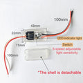 2-1pcs Photocell Sensor 5-level Adjustment Auto on Off Light Sensor Switch 5A DC 3.7V 5V 12V 24V Street Light Photo Control