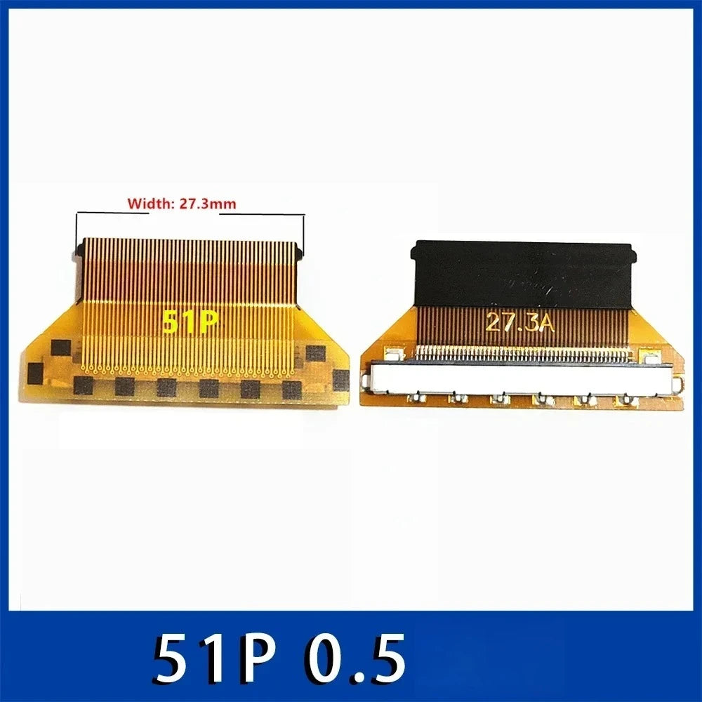 1Pcs/lot LVDS Screen Line EDP Adapter Board FIX 30P to FPC 30P/51P 1.0mm/0.5MM Flexible Cable Interface Adapter
