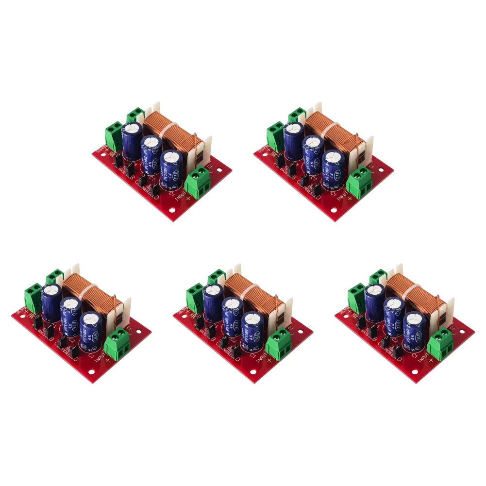 1-10PCS YLY-2088 400W Adjustable 2 Way Crossover Filters Module Audio Speaker Frequency Divider Full Range Treble Bass