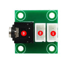 1/2/5PCS 3.5mm Headphone Female Socket PCB Module 2.54 3P Wire Lead Electronic Circuit Connector