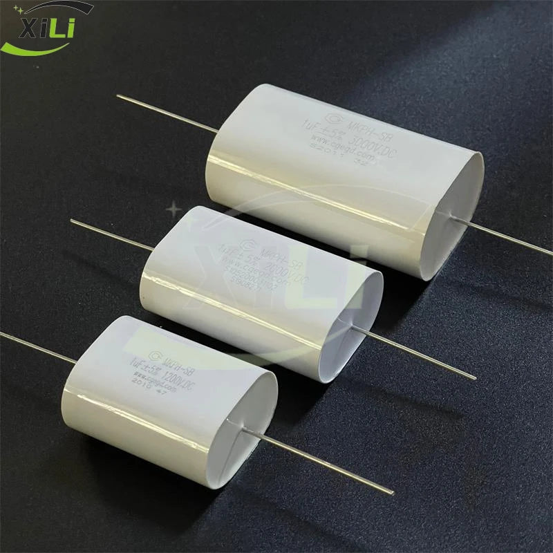 1PCS  MKPH-SB 1UF 1200V 2000V 3000V DC Thick Copper Pin IGBT Non Inductive Absorption Capacitor 1200V1UF 2000V1UF 3000V1UF