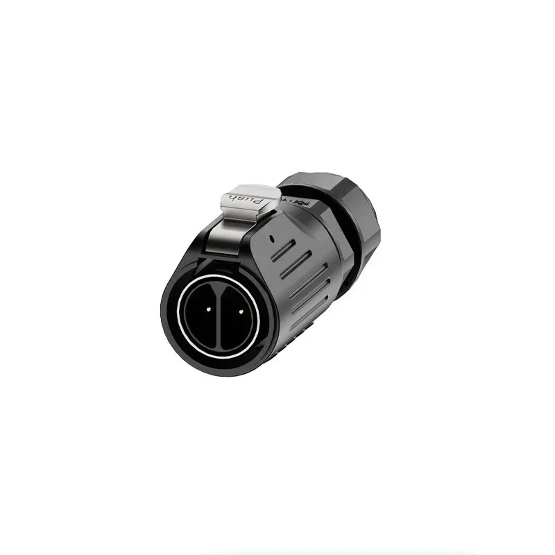 EW-LP24 Solderless Power Aviation Connector Waterproof Adapter Screw Lock Charger M24 2 3 4 5 Pin Male Plug Female Socket IP68