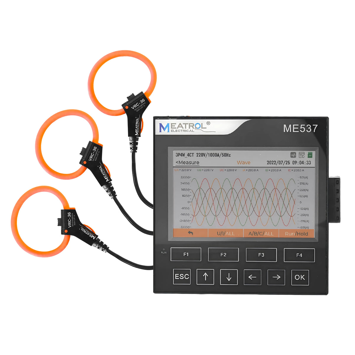 2026 NEW Power Meter Power Quality Analyzer ME537 Current Voltage Power Factor Measurement Rogowski Coil Energy Meter