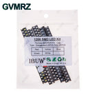 100pcs 5colors Each 20pcs 5730 5050 3528 1210 1206 0805 0603 0402 SMD LED Diode Kit Red Green Blue White Yellow