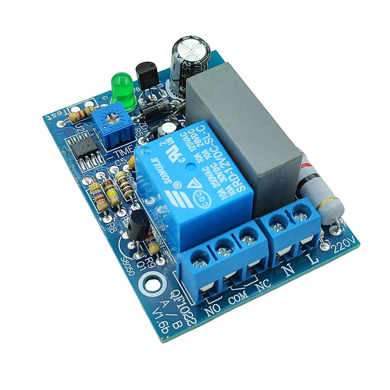 Adjustable AC110V 220V 240V Time Delay Relay Module 10S-100M-10H NC NO Relay Switch Module for Electrical Applications