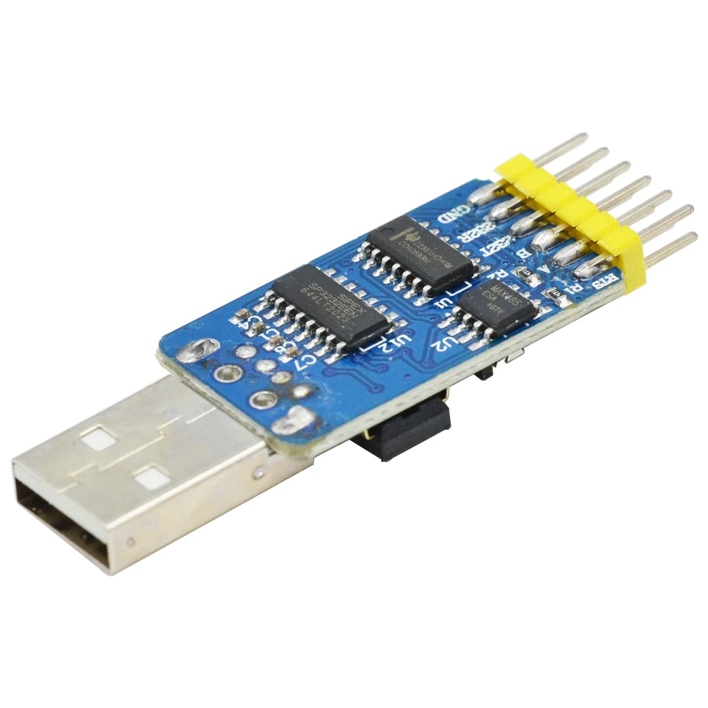 CP2102 Module Six-in-One Multi-Functional Serial Port Can Connect USB 485 TTL 232 Conversion Compatible with Other 3V/5V Voltage