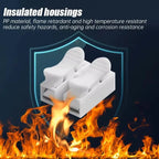 Wire Connector CH-1 CH-2 Press Terminal Block Power Cord Clamp Flame-retardant Terminal Block Quick Electric Cable Connectors