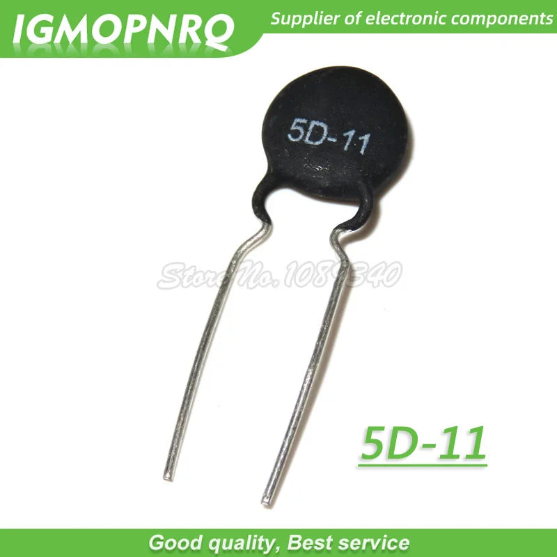 10pcs Thermistor Resistor NTC 5D-11 Thermal resistance 5D11 IGMOPNRQ
