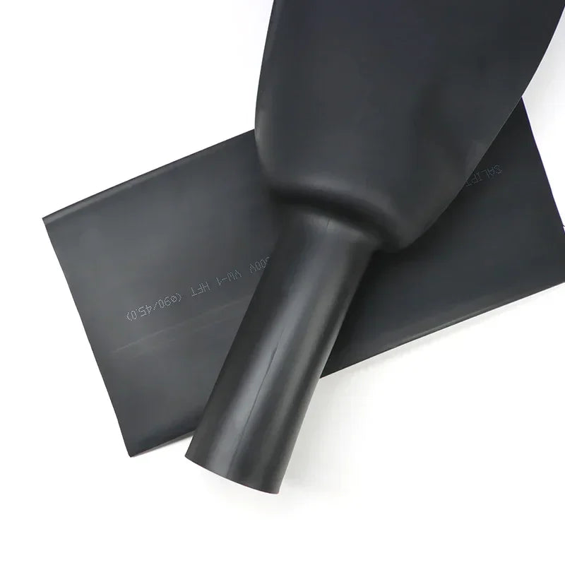 2:1 Shrink Rate Black Diameter 0.6mm ~ 210mm Heat Shrink Tube DIY Wires Cable Repair Wrap Sleeving Waterproof Polyolefin Tubing