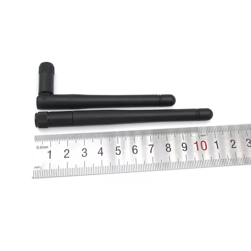 2PCS 2.4GHz Folded  Bluetooth ZigBee Antenna 3dBi with U.FL I-P-E-X-1 to SMA Connector 15cm For ESP8266 ESP32 WiFi Module