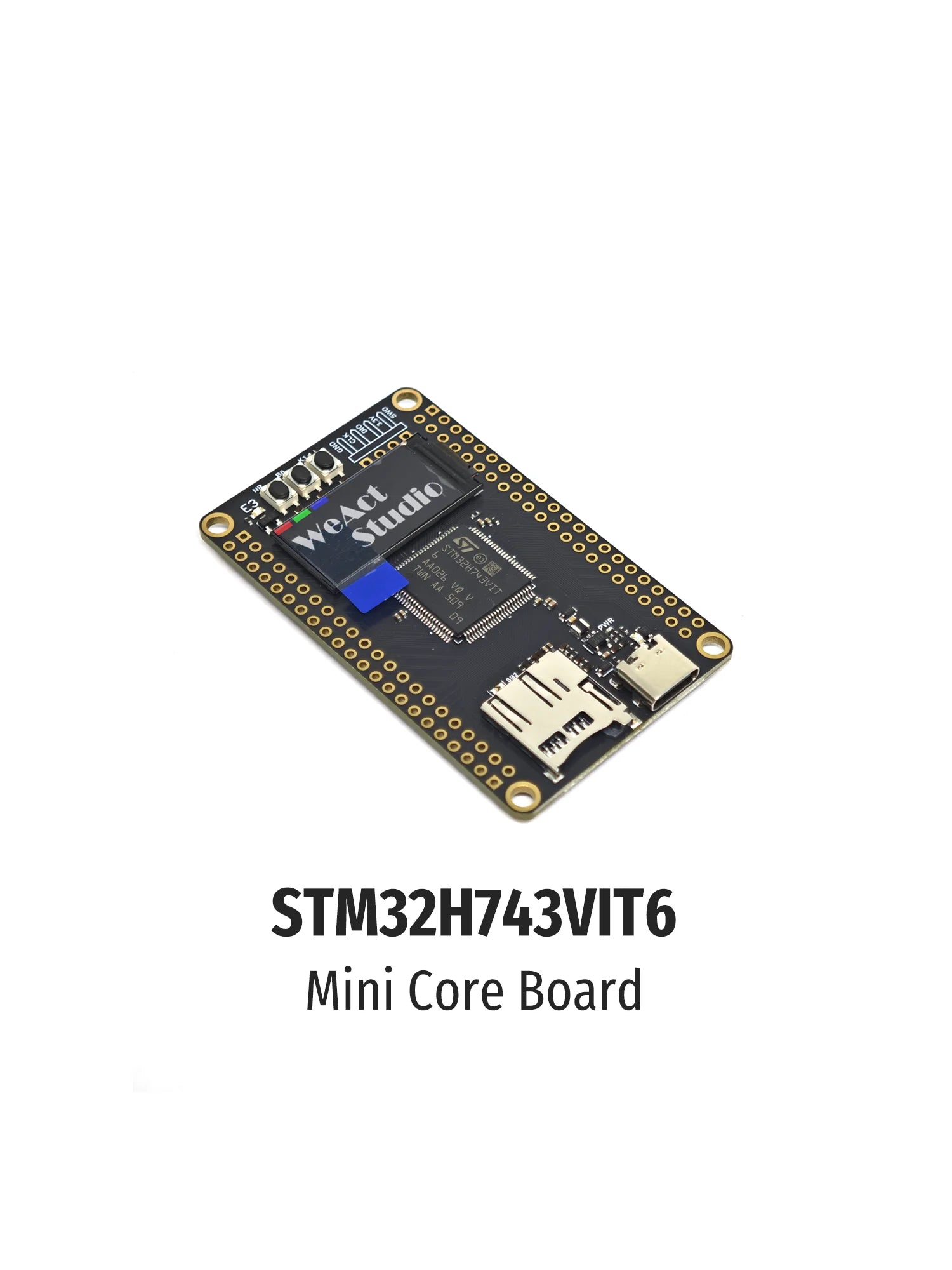 WeAct STM32H743 STM32H743VIT6  STM32H7 STM32 Demo Board Core Board