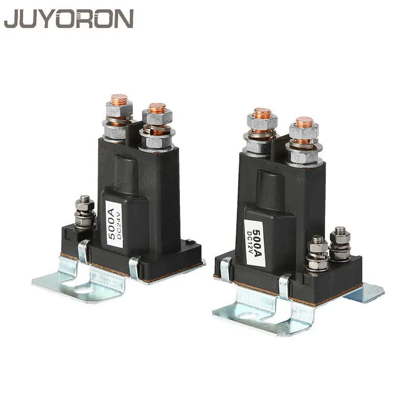500A High Current Starter Relay 12V DC Auto Start Contactor SPST On/Off Switch Double Battery Isolator for Car Truck
