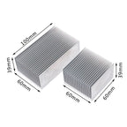 Aluminum Alloy Heatsink Cooling Pad For High Power LED IC Chip Cooler Radiator Heat Sink 60*60*39mm/ 100*60*39mm