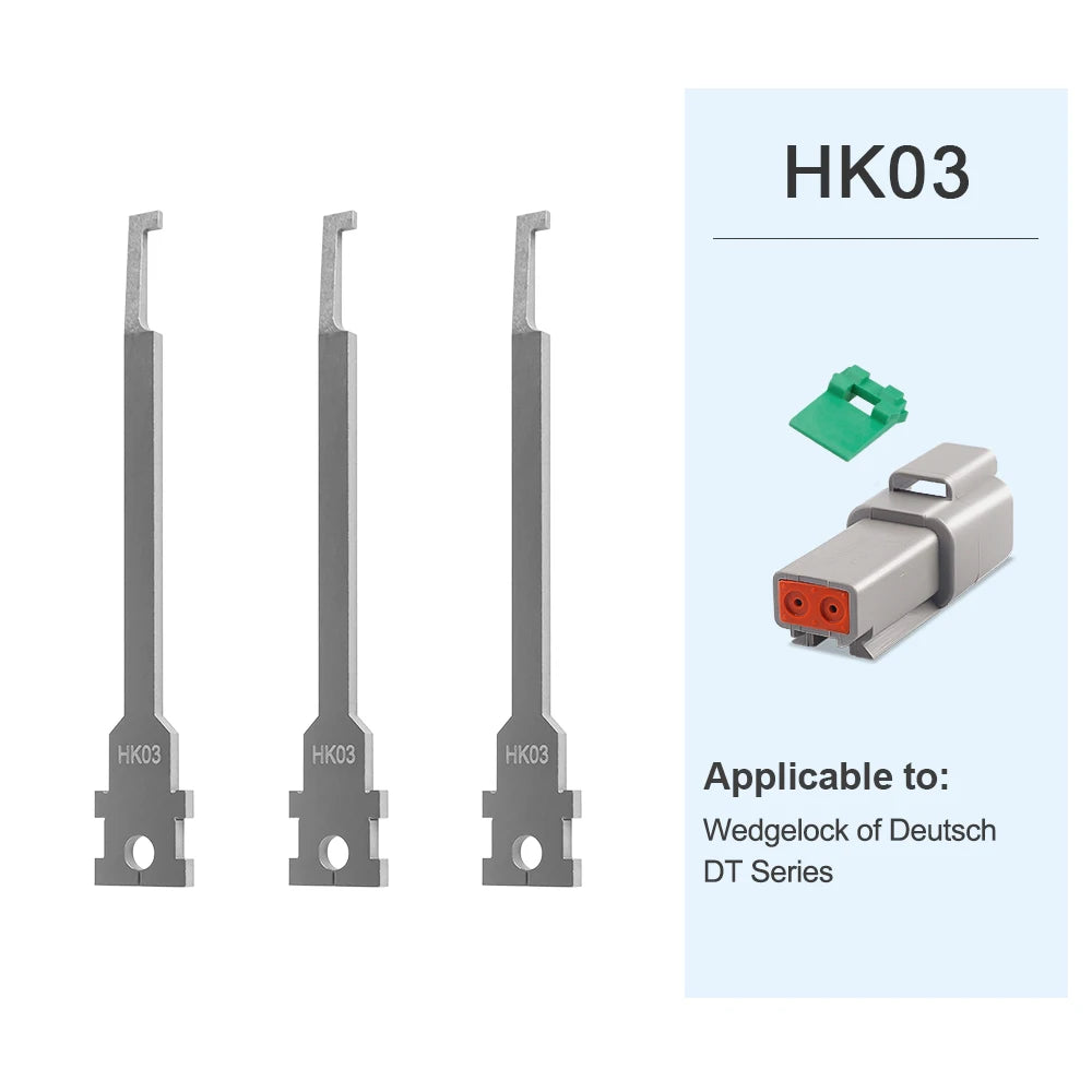 JRready Replacement Tip Kit for Extraction Tool &Terminal Release Tool for Deutsch,AMP/TE,Molex,Delphi,JST,Harting Connectors