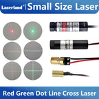 Red Green Dot Line Cross Laser Module Laser Head for Quilting Laser Fabric Marking Locator Positioner