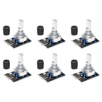 1-10PCS 360 Degree Rotary Encoder Module KY-040 Brick Sensor Development Board with Knob Cap Potentiometer KIT DIY for Arduino