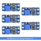 1/10 PCS MT3608 DC-DC Step Up Converter Booster Power Supply Module Boost Step-up Board MAX output 28V 2A for Arduino Diy Kit