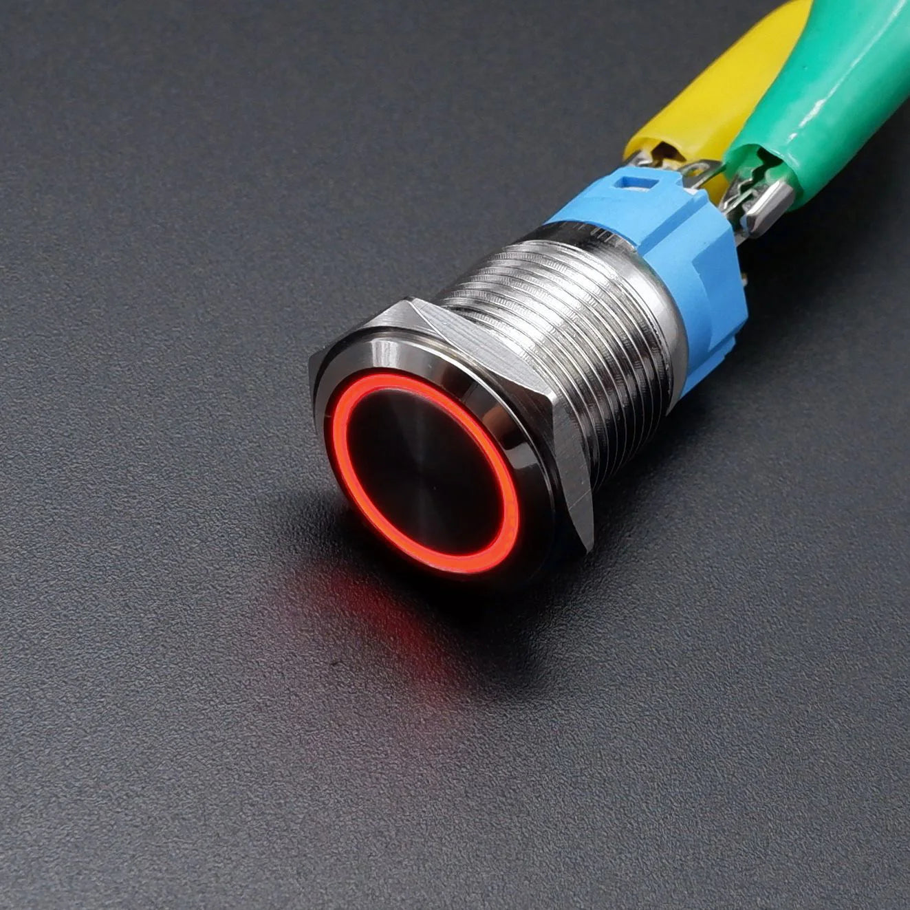 16mm 19mm 22mm Metal Power Supply Switch Push Button PC Pulsador Car Engine Backlit 3v 6v 12v 24v 220v Momentary Start Stop LED
