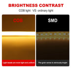 COB Led Neon Strip IP68 Waterproof 12V 24V Light Tape 320 LEDs Flexible Milk Tube Liner Lighting 10 Colors 0.5m 1m 2m 3m 4m 5m