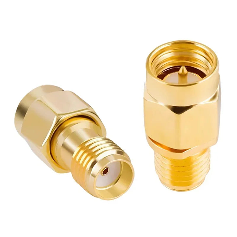 5/20PCS Connector SMA To SMA/ RP-SMA To SMA / RPSMA Male Plug & Female Jack Slide-on Straight RF Coax Adapter Connector