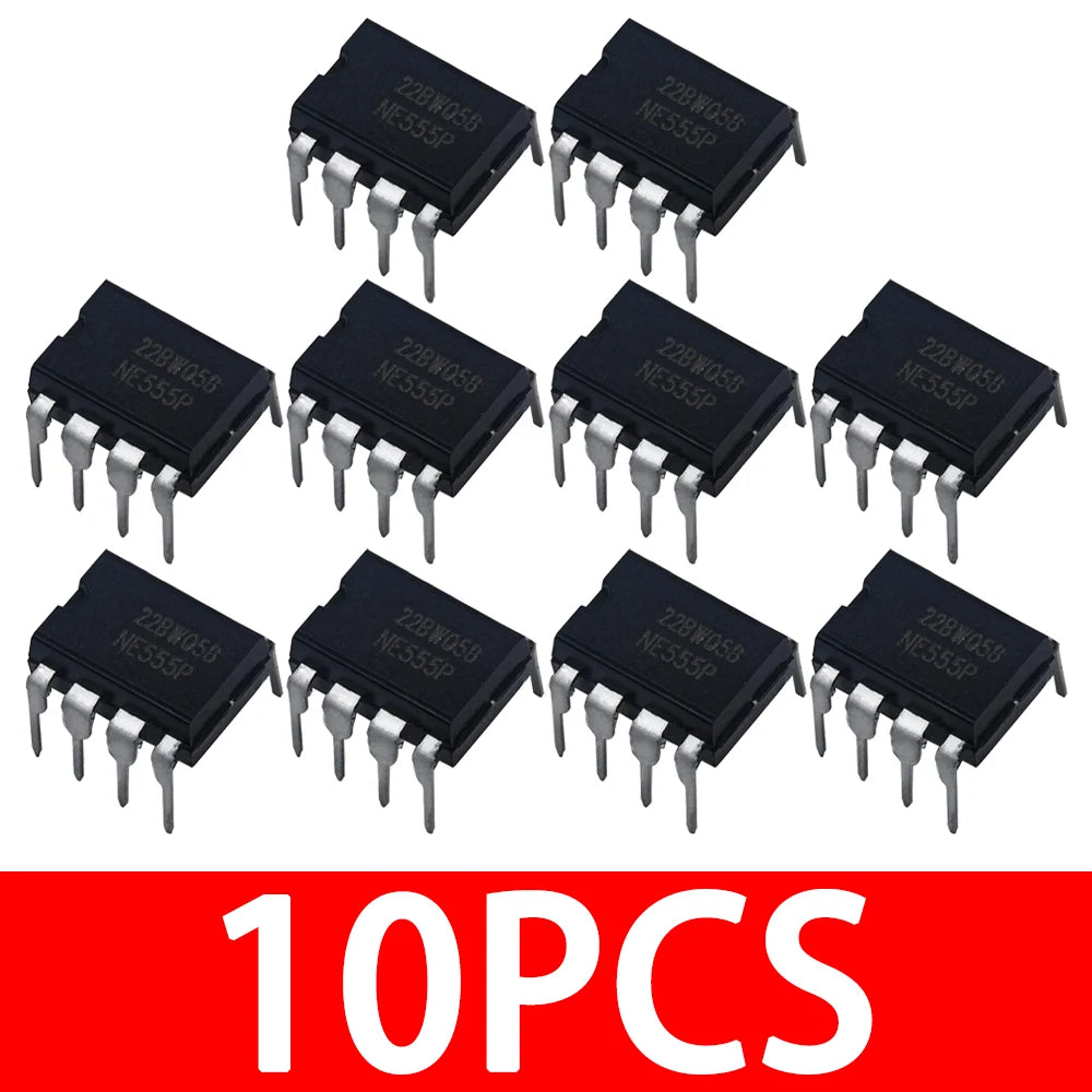 10PCS /20pcs/30pcs/40pcs/50pcs  New NE555 NE555P NE555N 555 Timers DIP-8 TEXAS