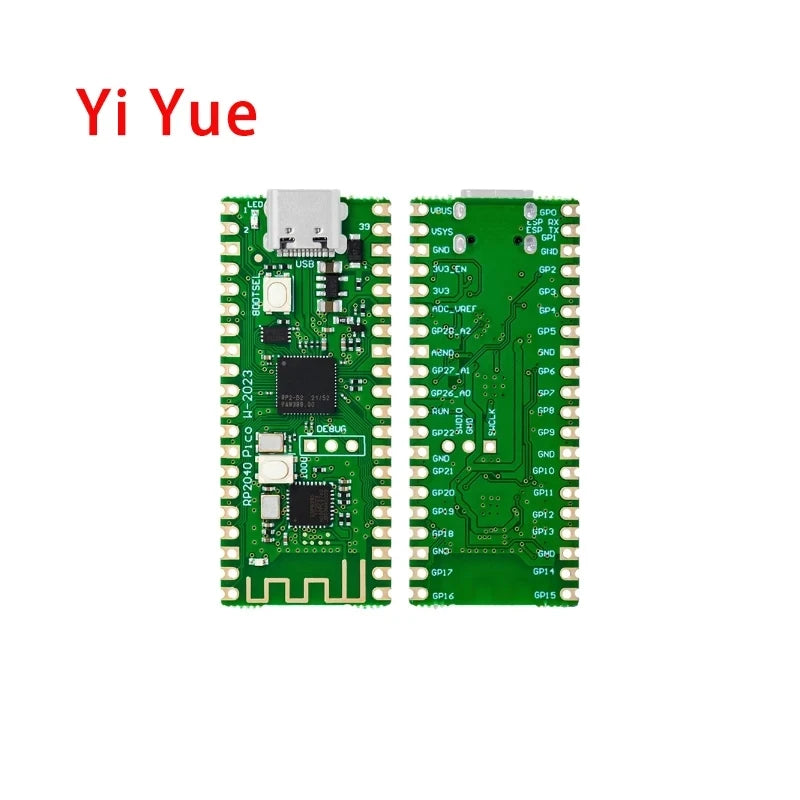 RP2040 Raspberry Pi Pico W Board with 2.4G WiFi Micro Dual-Core 264KB ARM Microcomputers High-Performance Cortex-M0 Processor