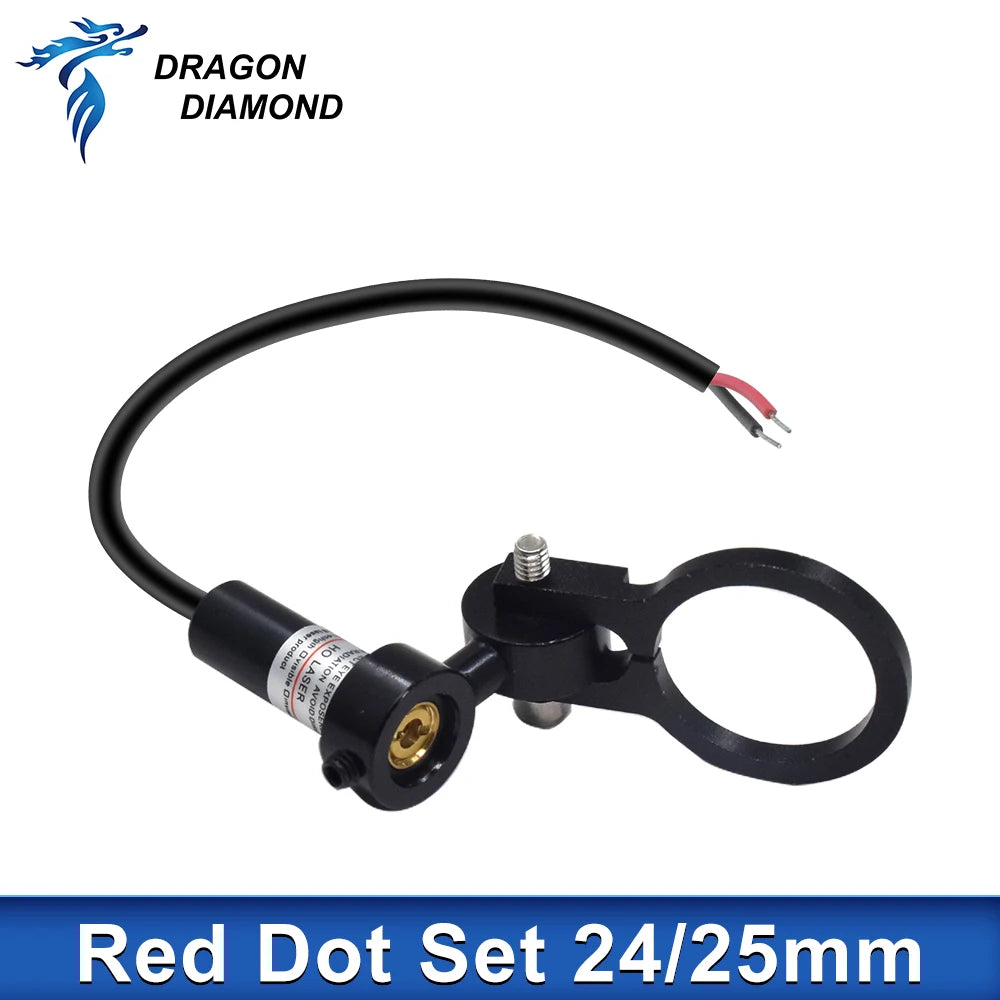CO2 Diode Module Red Dot Set Positioning DC 5V Laser Engraver CO2 Laser Lens For DIY Co2 Laser Engraving Cutting Head