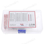 210Pcs 21Value One Two Way TVS Diode Assort Kit P6ke6.8A 8.2A 9.1A 10A 12A 13A 15A 16A 20A 22A 24A 27A 30A 33A 36A 39A 43A 47CA