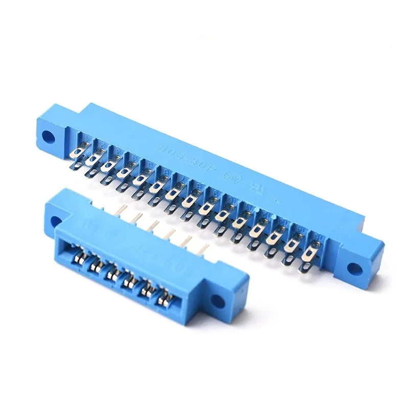 2pcs Circuit Board Socket 805 Gold Finger Bus Slot Solder Wire Plug-in Board 3.96 Gold-plated Pcb Bus Game Console