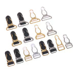 10Pcs 10/12/15/18MM Metal Adjust Buckle For Corset Leg Garter Belt Clip Hook Suspender Ends Buckles Hosiery Stocking Grips