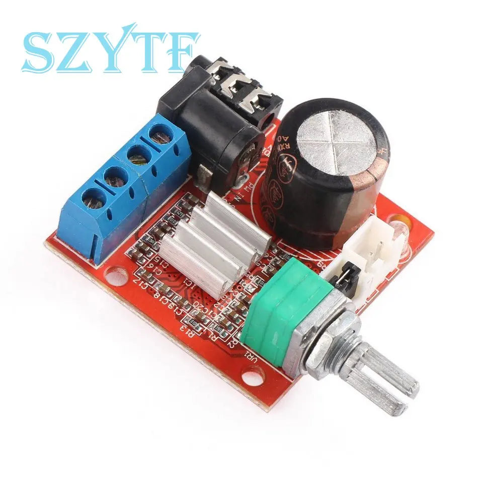 12V Mini Hi-Fi PAM8610 Audio Stereo Amplifier Board 2X10W Dual Channel D Class Lowest Price